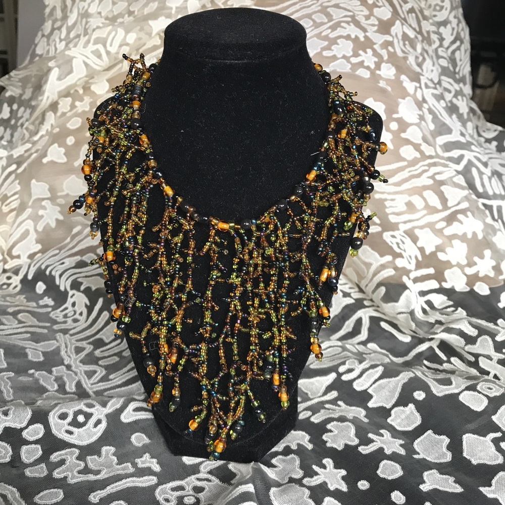 Artisan fine beaded Necklace